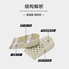Factory direct heightening insole massage insole shock absorption heel half pad invisible inner heightening insole men can be customized