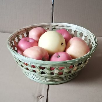 Bamboo Products Bamboo Basket Bamboo Basket High-foot Flower Basket Egg Basket Small Objects Snack Storage Basket Steamed Bread Basket