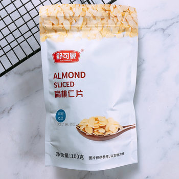 Shukeman almond slices 100g almond slices cake bread baking glutinous rice boat raw materials