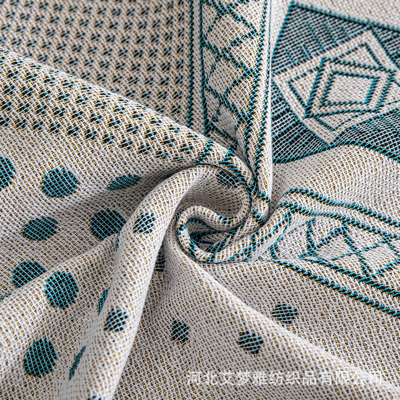 Original Design Simple Style Blue Space Knitted Blanket Sofa Dust Cover One Blanket Multi-Purpose