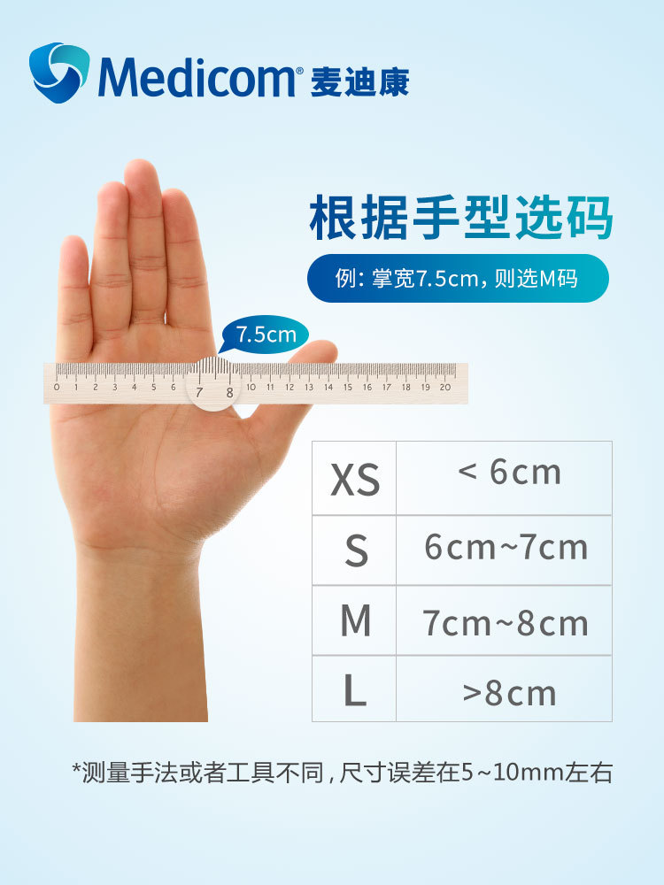 Medicom Madison latex gloves wholesale labor protection gloves work disposable gloves household factory #1108