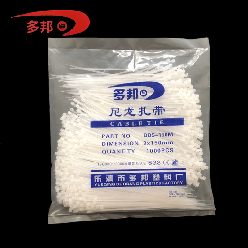 Cable ties manufacturers wholesale white nylon cable ties plastic cable ties 3/4/5/8 binding cable ties