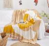 Knitted Tassel Cotton Blanket Sofa Cover Blanket Office Lunch Break Air Conditioning Cover Blanket Photography Props Nordic Style Blanket