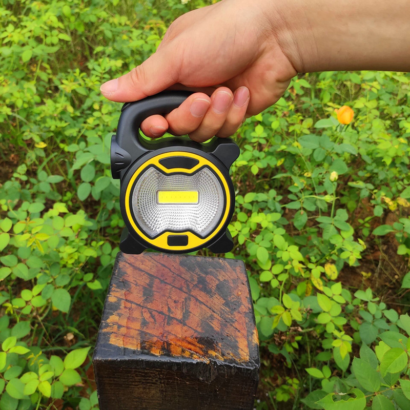 Cob Work Light Emergency Light Portable Light Outdoor Camping Light Lighting Searchlight Mobile Maintenance Light Outdoor Lighting