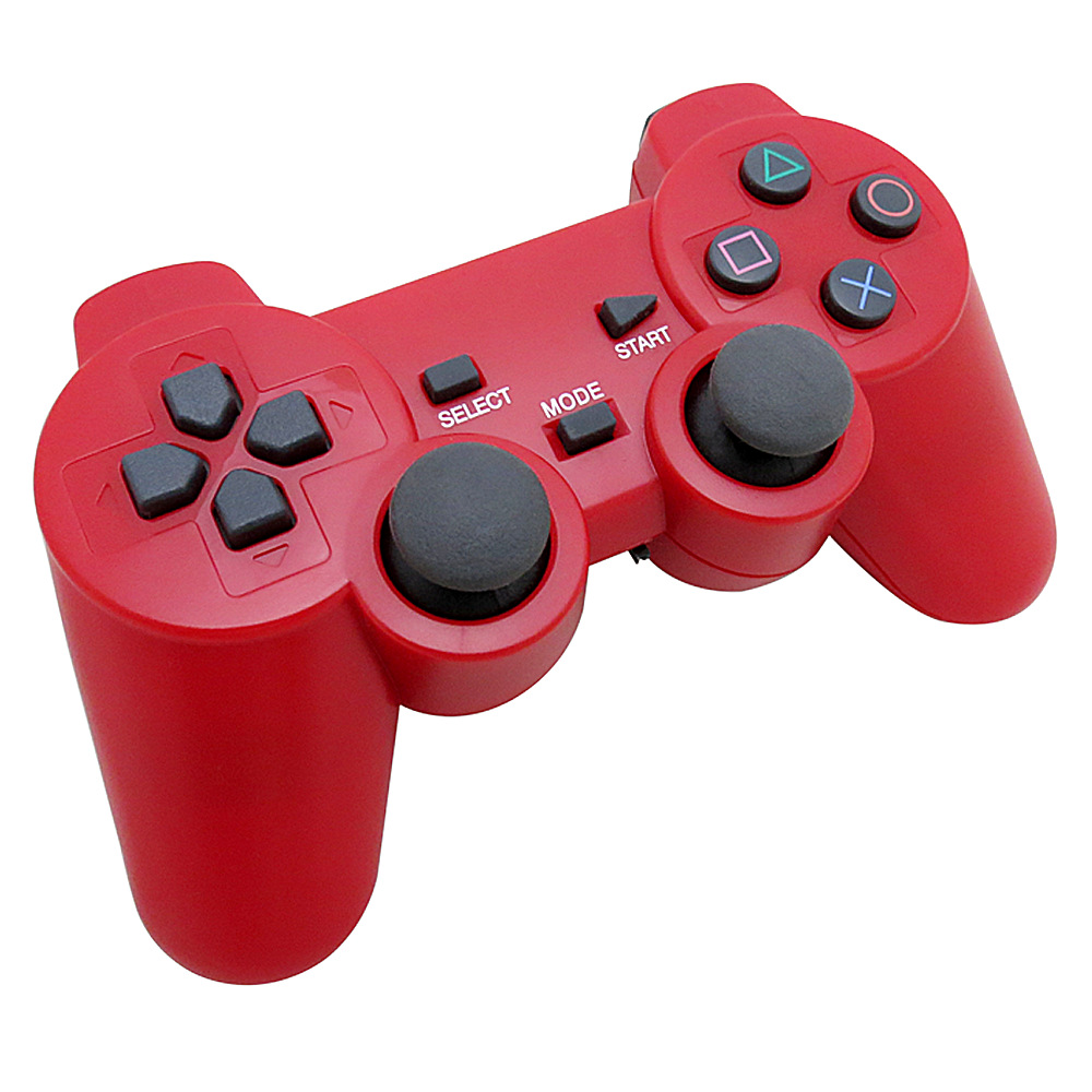 PS1/PS2 game console 2.4g wireless game handle double vibration double Motor White Red Blue Green Yellow Black multicolor