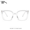 New Korean Anti-blue Glasses Retro Rice Nail Square Flat Glasses for Men and Women Personalized Trendy Glasses Frame Art Style