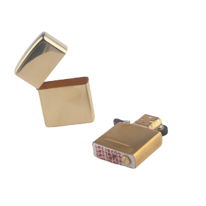 DIY deep carving uses lighter shell non-standard pure copper with zp movement liner kerosene machine polished without plating