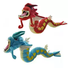 58cm large violent carp dragon carp King Red Dragon Blue Dragon Skeleton modeling plush doll
