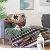 Nordic wind line blanket cross-border special sofa blanket sofa towel net red recommend a generation of double-sided use