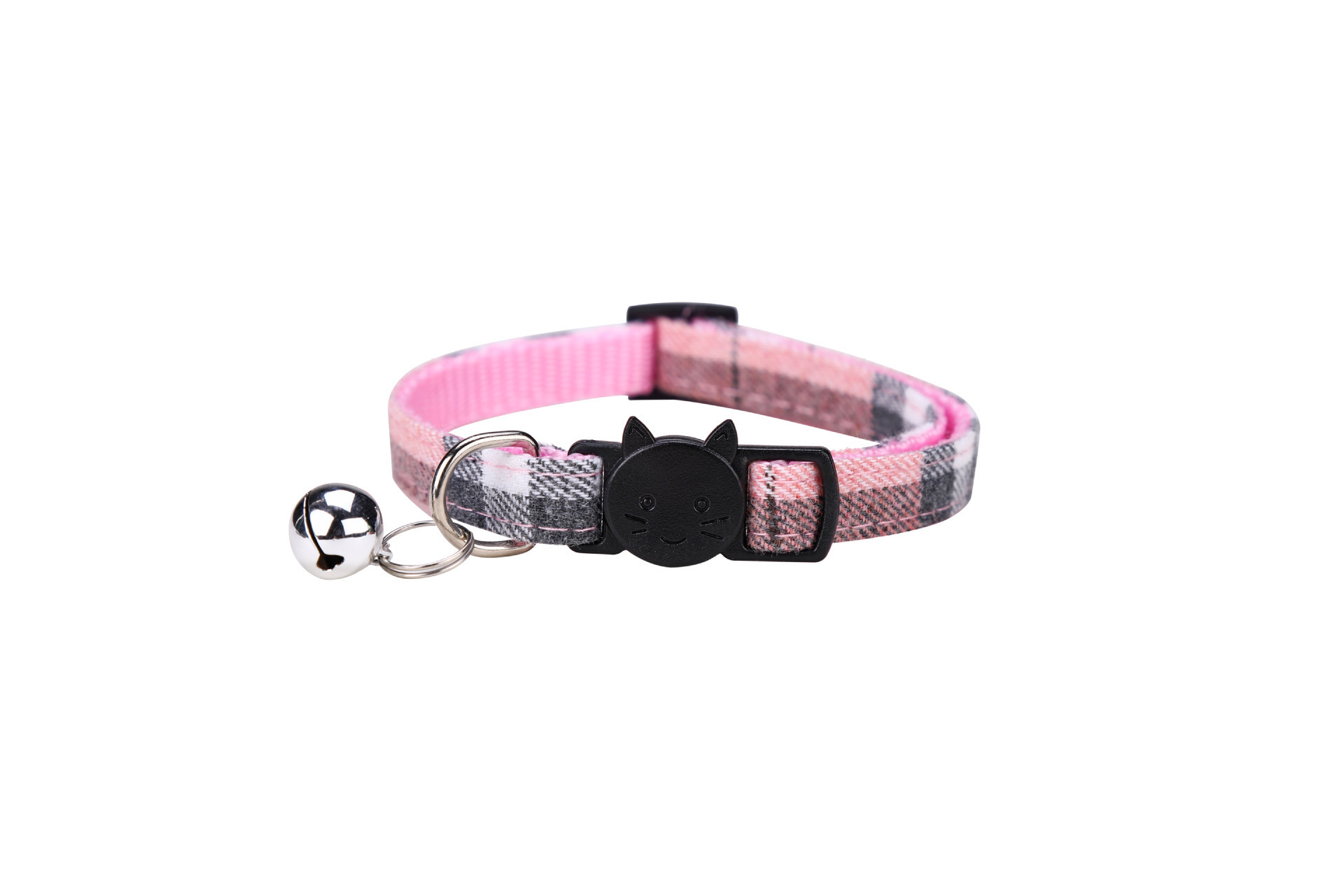 2020 British Plaid Pet Cat Dog Collar Color Plaid Cat with Pet Products Manufacturers in stock Bell Collar