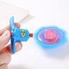 Luminous rotating top creative cartoon flash chain toy colorful catapult small top student gift