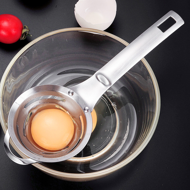 Egg separator 304 stainless steel egg white separator egg separator egg liquid egg separator egg filter beach supply