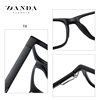 2025 New Anti-Blue Light Glasses Tr2309 Men's Flat Glasses Frame Spring Leg Non-Clamping Computer Goggles