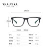 2025 New Anti-Blue Light Glasses Tr2309 Men's Flat Glasses Frame Spring Leg Non-Clamping Computer Goggles