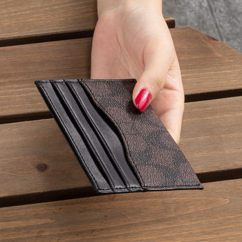 Card Bag Women's Fashion Compact Ultra-thin Mini Cute South Korea Personality Card Case High-end Driver's License Wallet One-piece Bag