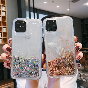 Suitable for iPhone 17 Phone Case, Apple 16 Starry Liquid Quicksand Case, Air Glitter Tpu Soft Silicone Protective Cover