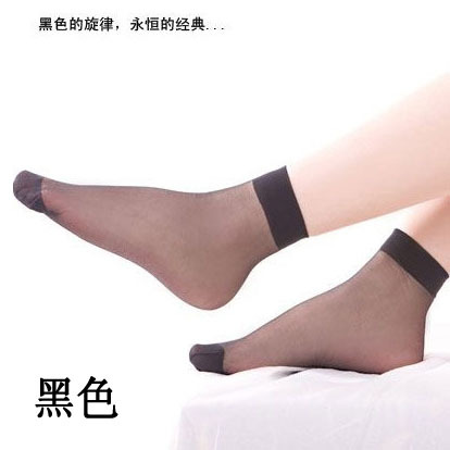 春夏超薄袜子女士透明隐形袜水晶短袜批发防勾丝夏季肉色性感丝袜