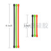 Cross-Border Spot 4.0mm Silicone Tie Rope Gear Tie Reusable Binding Rope Binding Belt Wholesale