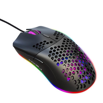 Dongdong Mouse Rgb Luminous Macro Programming Game Mouse 6-Key Can Turn Off the Lights and Support Various Wired Mouse in Stock