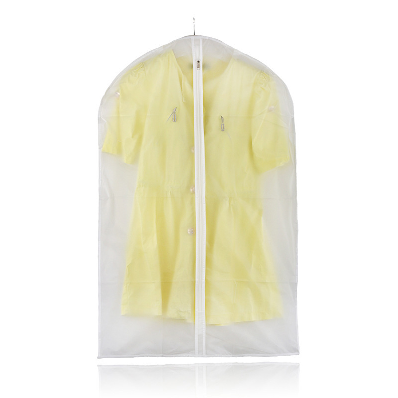 Clothes Dust Cover Wardrobe Hanging-Type Dress Set Long Coat Dust Bag Household Transparent Storage Stereo Overcoat Bag