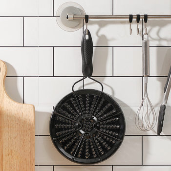 Gas stove auxiliary heating pad Japanese milk pot enamel anti-Coke heat conduction plate non-slip pot pad baking bread pad