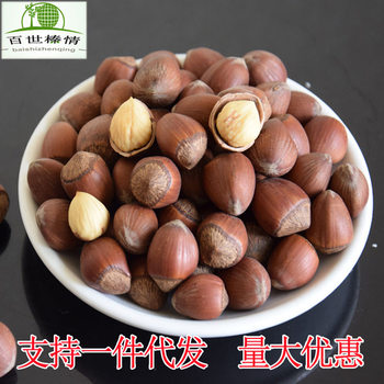 Baishi Zhenqing northeast specialty new products do not open original flavor 500g dried fruit fried nuts wholesale jade pendant hazelnut
