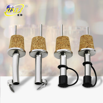 ✅ Manufacturer Wholesale Stainless Steel Oil Bottle Stopper Cork Wine Stopper with Small Tube Ceramic Glass Accessories Can Be Customized