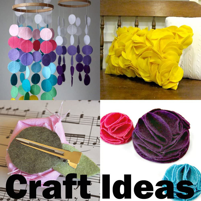 Manufacturers Supply Felt Fabric for DIY Cutting, Colorful Non-Woven Fabric Materials, Non-Woven Fabric for Creative Cutting, Can Be Made to Order