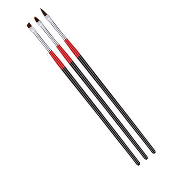 Brush red black 3 horizontal oblique pen nail light therapy painting line Pen arrangement pen autumn chrysanthemum pen set nail art