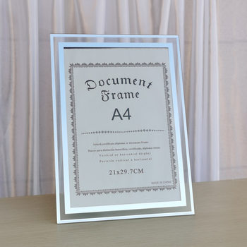Picture frame certificate authorization patent certificate frame A4 crystal glass photo frame 6 inch 7 inch 8 inch A5 inch 5 inch gift table
