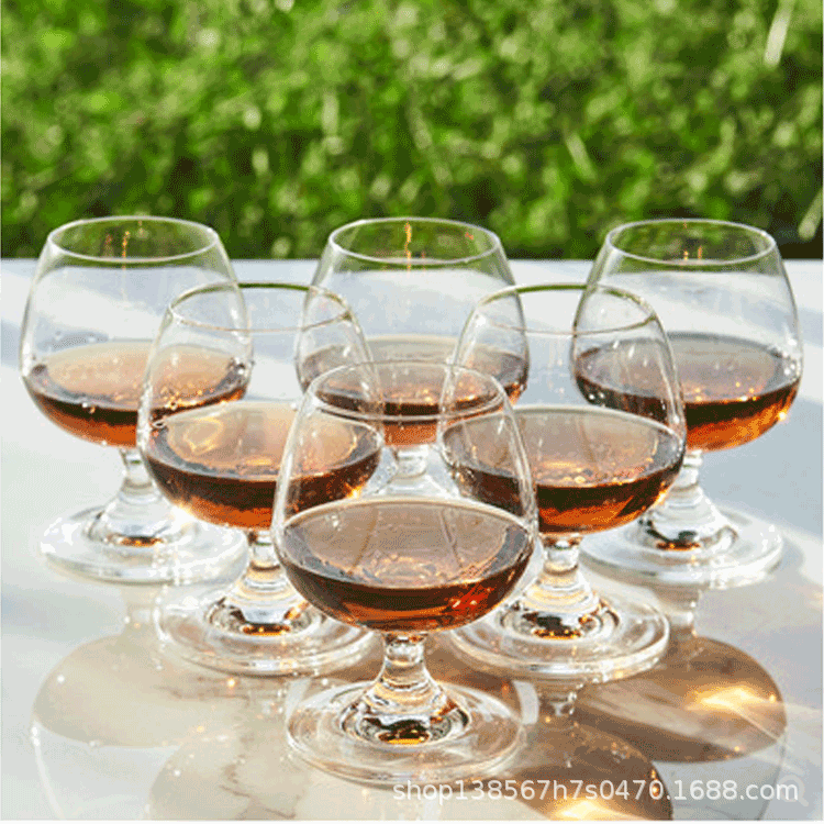 Glass brandy glass bar KTV home wine glass spirits glass white wine glass whisky glass dwarf red wine glass