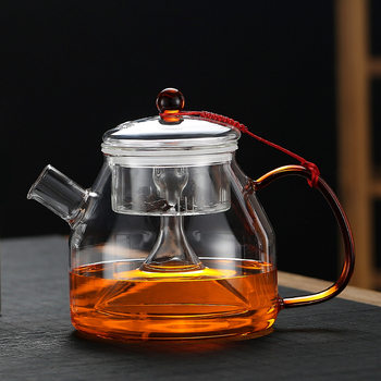 Household Full Glass Steamed Teapot Electric Ceramic Stove Tea Boiler Glass Boiling Teapot Kettle Tea Set