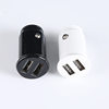 Manufacturers new QC3.0USB dual car charging head car supplies mini car charger wholesale
