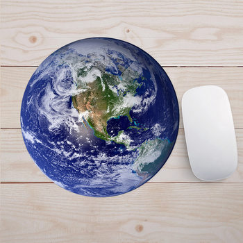 Factory Direct Sales 20 Round Planet Mouse Pad Natural Rubber Ready-Made Mouse Pad That Can Be Delivered with Pictures