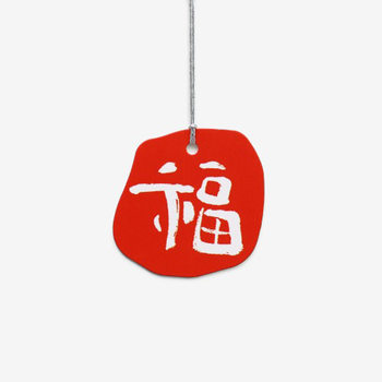 Chinese New Year Red Fortune Packing Decorative Elephant 4*4cm Label Card Spot Festive Card 6/Sheet