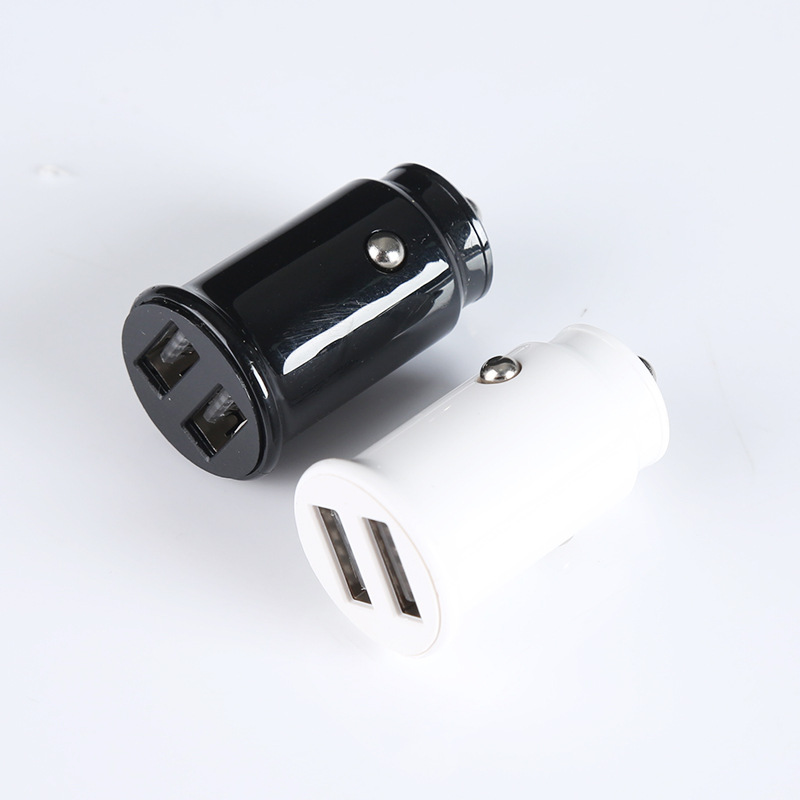 Manufacturers new QC3.0USB dual car charging head car supplies mini car charger wholesale