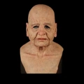 Long style for old women with bald head