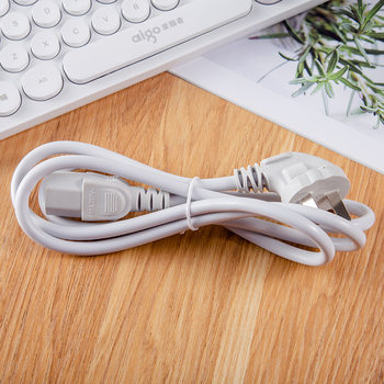 Supply three-core pure copper power cord electric rice Fort Pin tail cable three-plug line exquisite independent bag