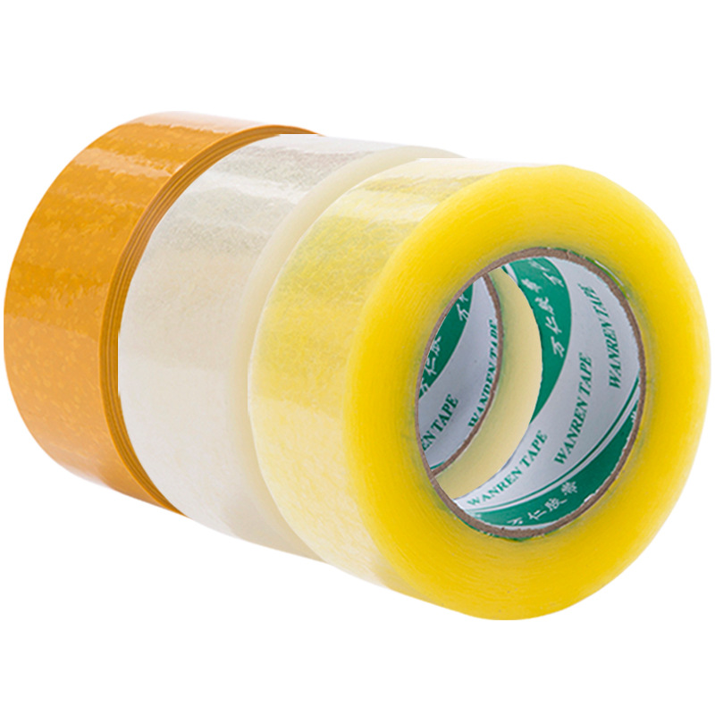 Transparent tape express packaging tape paper sealing tape large roll width 4.5/6.0cm wholesale