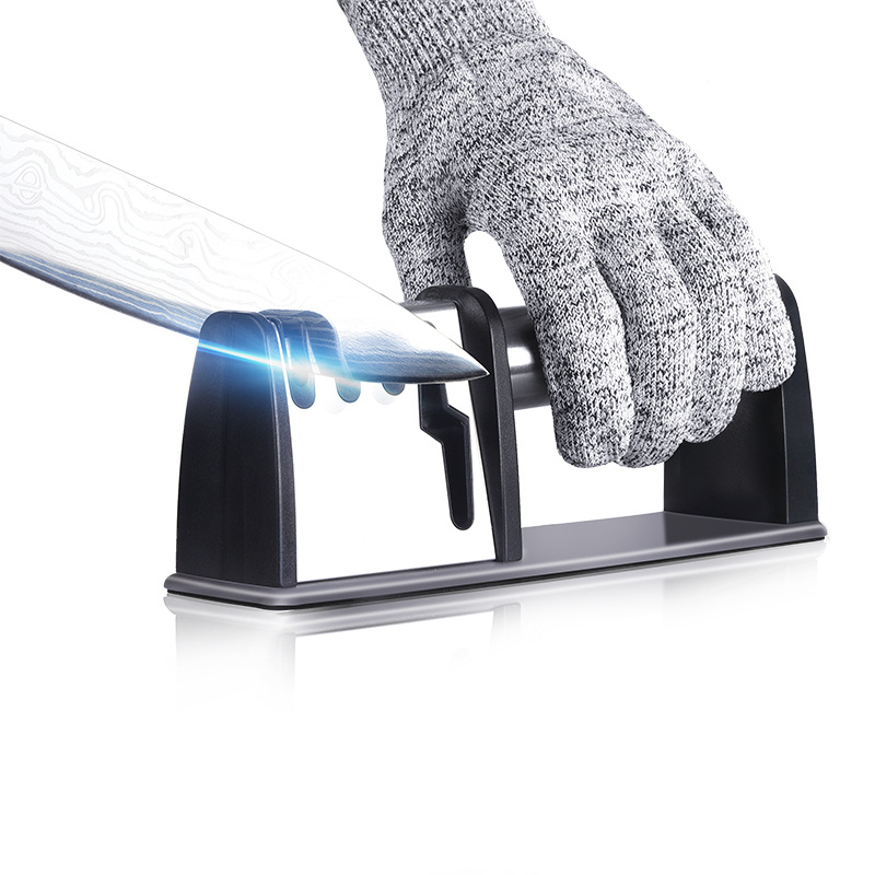 Amazon four-in-one knife sharpener household quick manual knife sharpener multifunctional scissors grindstone kitchen tool