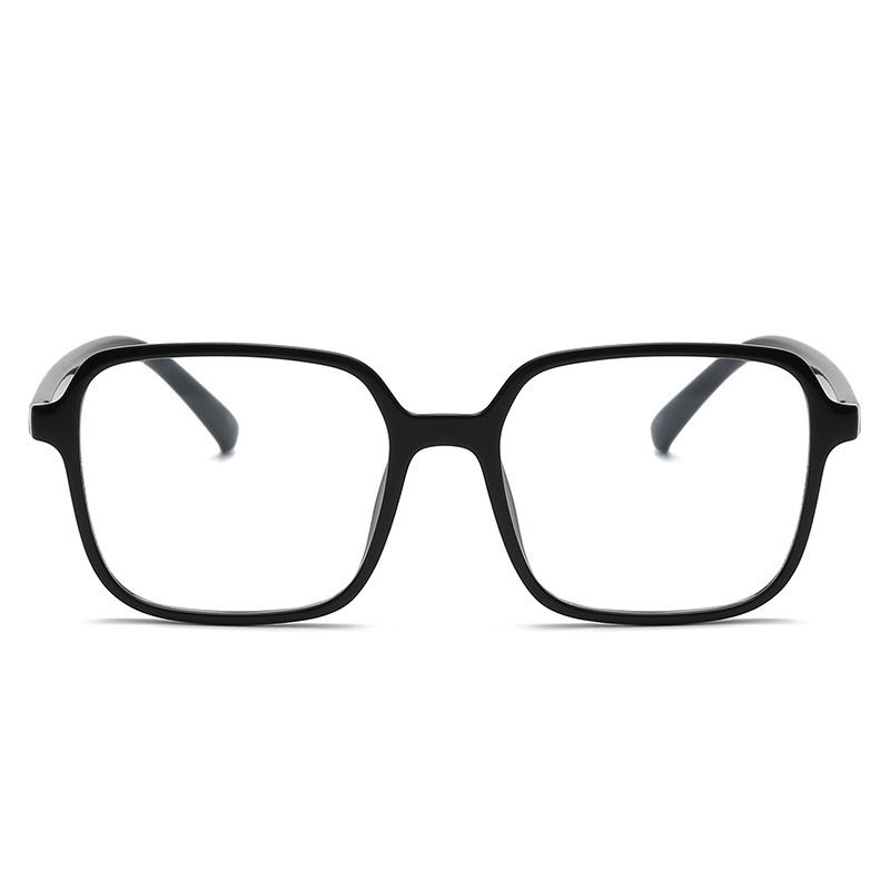 New Product Universal Korean Style Simple Trendy Large Frame Face-Slimming Transparent Light-Colored Blue Light Blocking Tr90 Eyeglass Frames