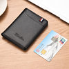 Slardar Ultra-Thin Men's Wallet Men's Vertical Small Wallet Driver's License Youth Mini Student Coin Purse Card Holder