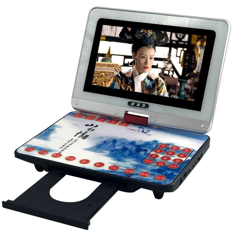 Direct selling 9001 full format mobile 9 inch full format singing machine 7 HD square dance DVD video player