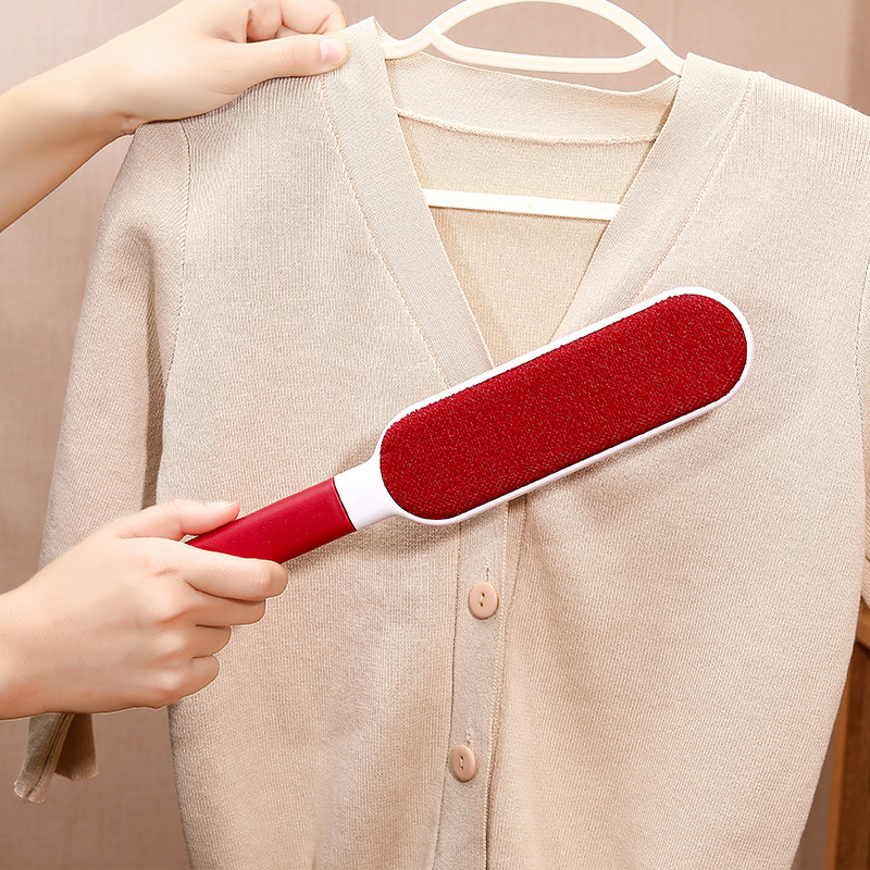 A2984 household hair remover pet bed sheet hair sticking device clothing manual hair removal brush double-sided hair removal brush