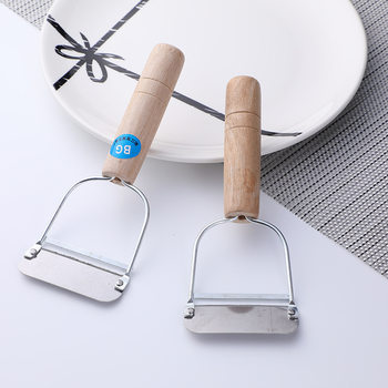 Small Wooden Handle Melon Planer Stainless Steel Peeler Melon and Fruit Peeling Knife Kitchen Gadgets