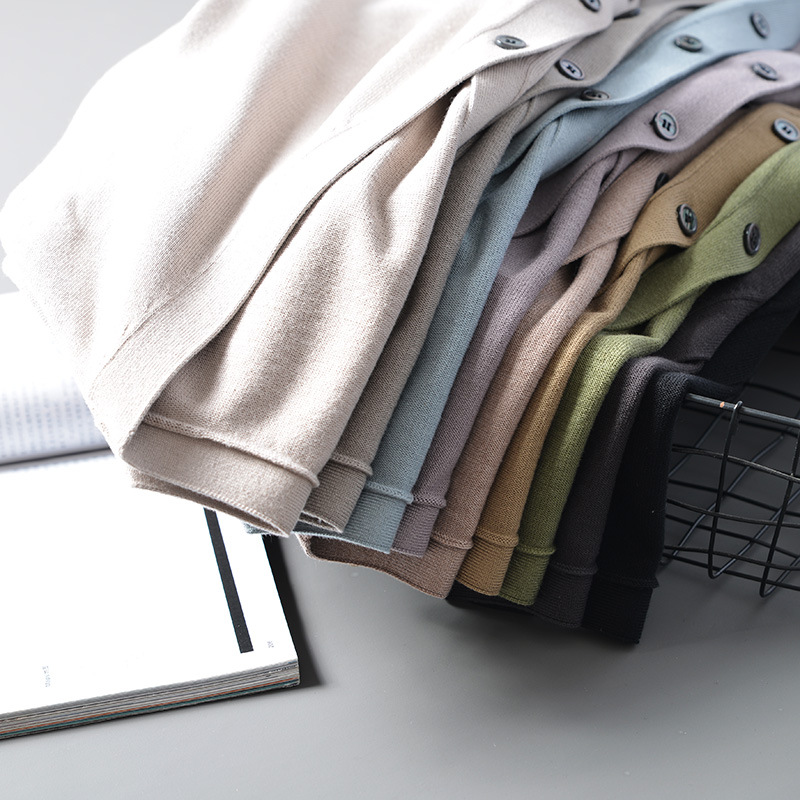 男士开衫2025春季新款韩版宽松帅气针织衫大V领毛衣百搭薄外套