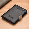 Slardar Ultra-Thin Men's Wallet Men's Vertical Small Wallet Driver's License Youth Mini Student Coin Purse Card Holder