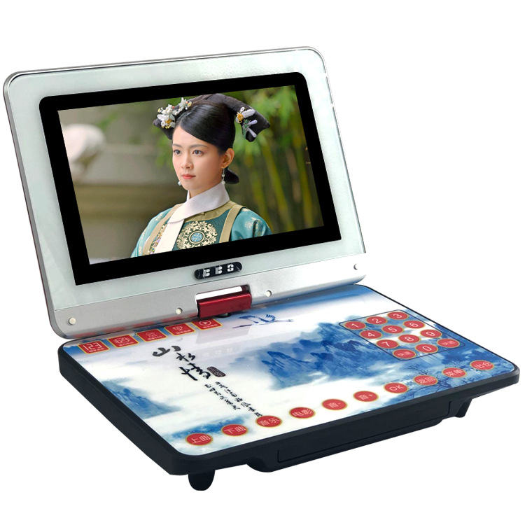 Direct selling 9001 full format mobile 9 inch full format singing machine 7 HD square dance DVD video player
