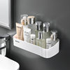 Creative Hole-free Wall Hanging Kitchen Finishing Rack Bathroom Storage Shelf Toilet Plastic Storage Rack