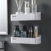 Creative Hole-free Wall Hanging Kitchen Finishing Rack Bathroom Storage Shelf Toilet Plastic Storage Rack